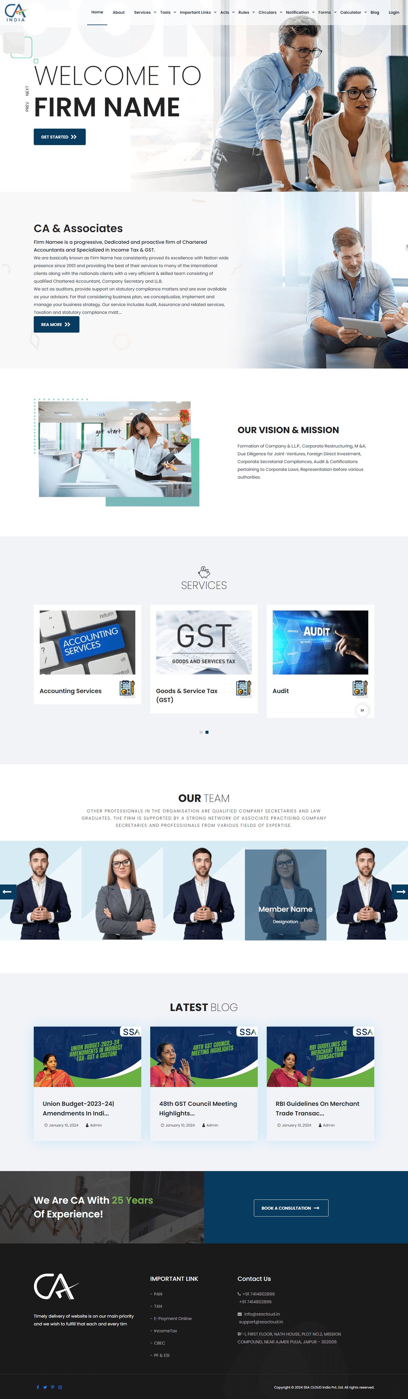 CA & Accounting Firm Theme 2
