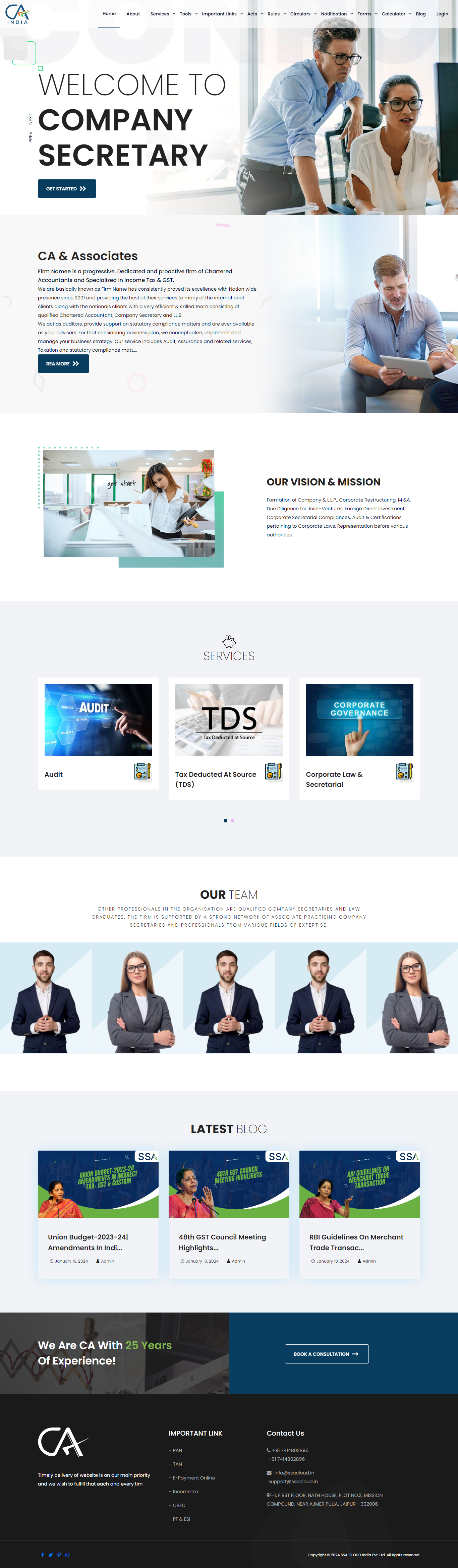 CA & Accounting Firm Theme