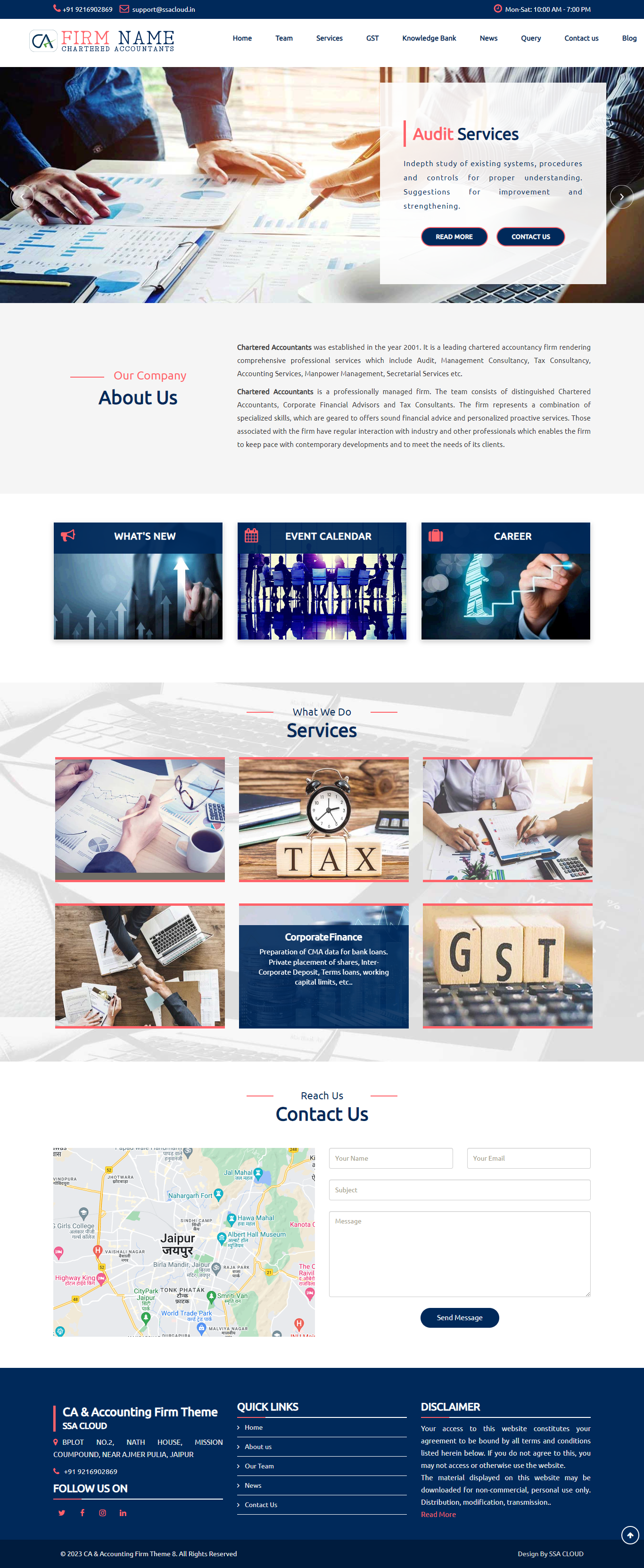 CA & Accounting Firm Theme 8