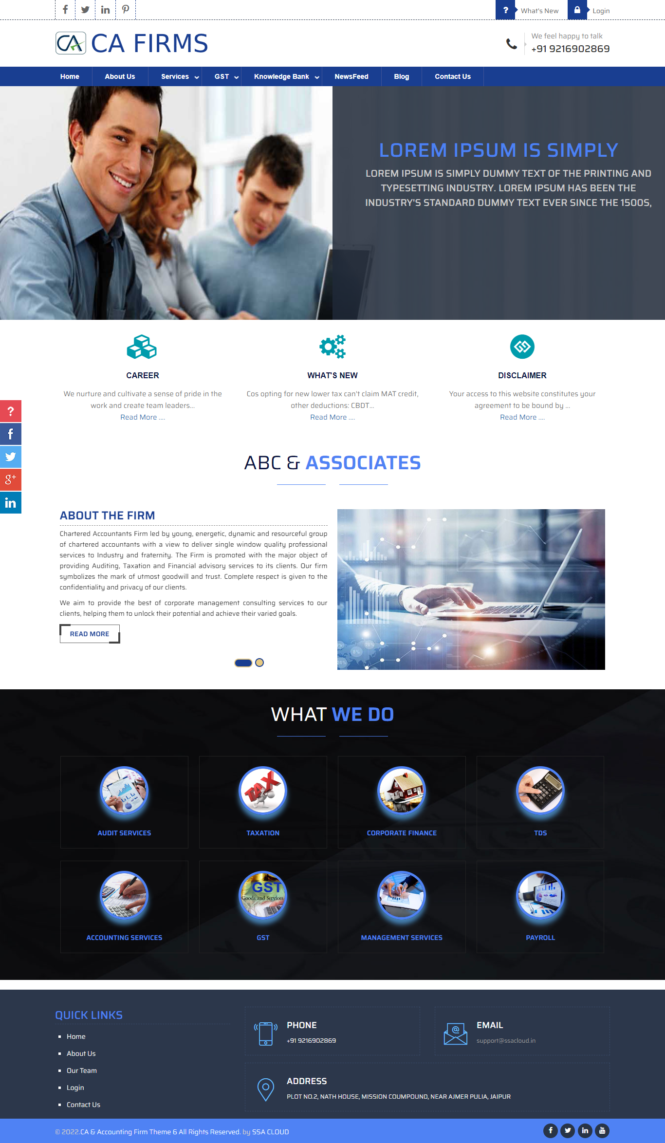 CA & Accounting Firm Theme 6